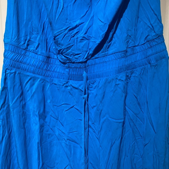 elan - Long Blue Strapless Maxi Dress - Picture 7 of 12